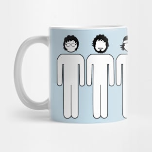 Flight of the Conchords inspired - Too many d***s on the dance floor Mug